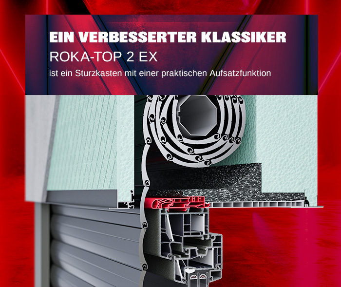 Ein verbesserter Klassiker. Roka-Top 2 EX ist ein Sturzkasten mit einer praktischen Aufsatzfunktion.